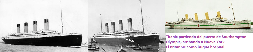 Los barcos Titanic, Olympic y Britannic. Violet Jessop. Violet Jessop, Miss Inhundible