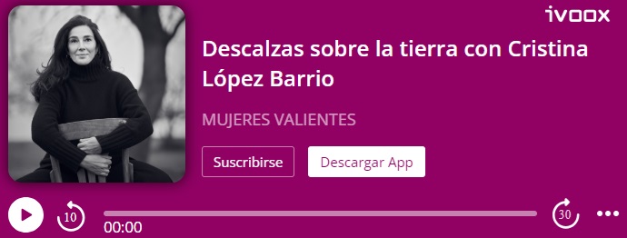 Entrevista a Cristina López Barrio. Autora de la novela "La Tierra bajo tus pies"