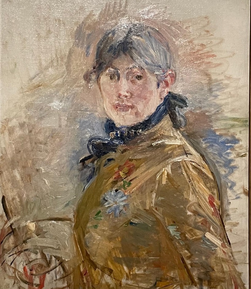 Autoretrato de Berthe Morisot.