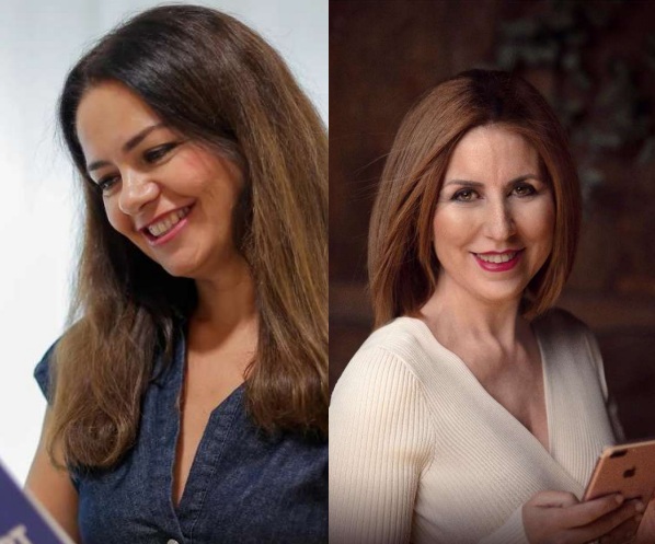 Mamen Blanco y Mª José Andrade. Impulsoras del CURSO INTENSIVO: IA PARA PERIODISTAS Y COMUNICADORES