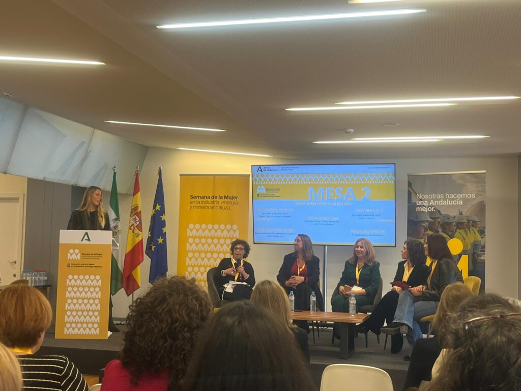 Participación Mujeres Valientes en la II Semana de la Mujer en la industria, energía y minería andaluza
