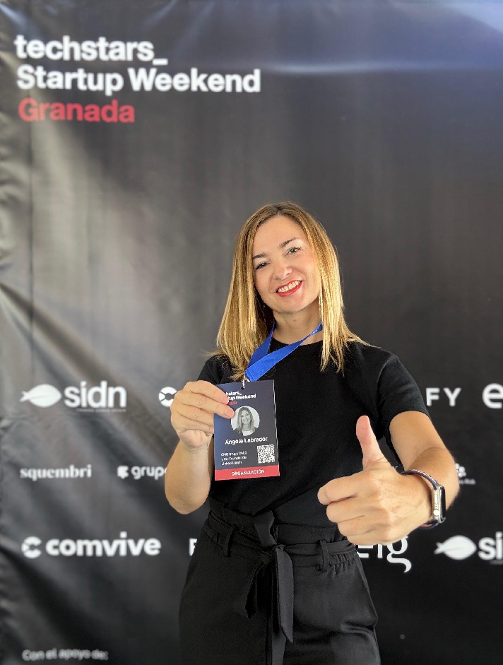 Ángela Labrador. Cofundadora de Linked Lunch y Startup Weekend Granada