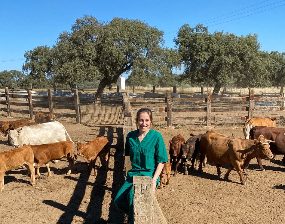 La veterinaria, María Ruiz