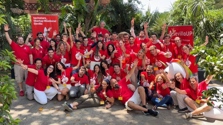 Grupo de participantes de la 31ª Edición de la Startup Weekend Sevilla